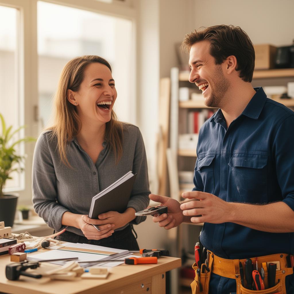 Twee ondernemers in gesprek